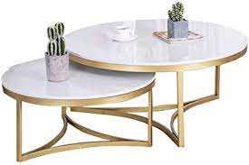 Table basse gigogne blanc