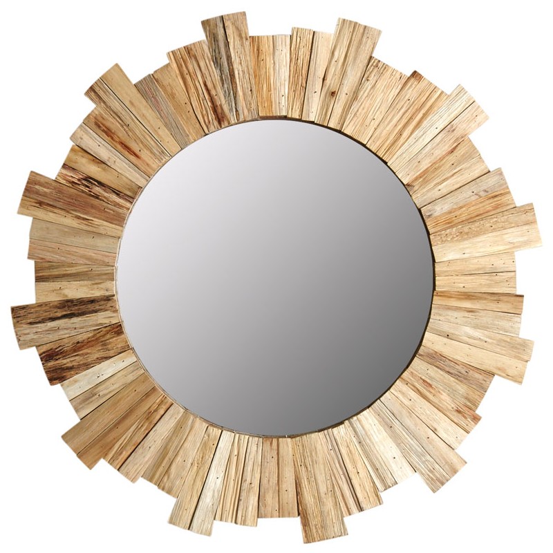 Miroir bois plancher
